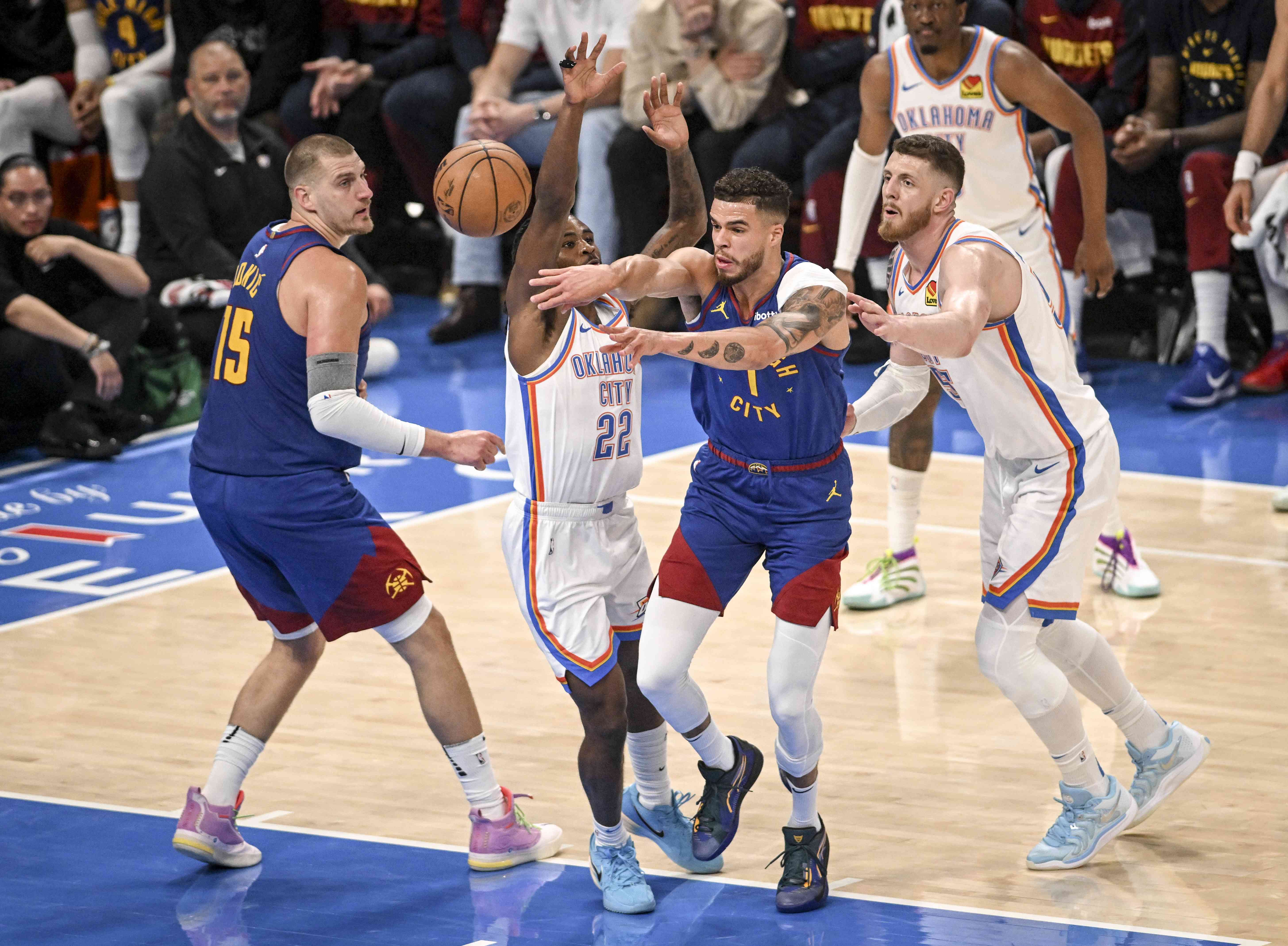 Nuggets vs Thunder : Porter et Hartenstein brillent