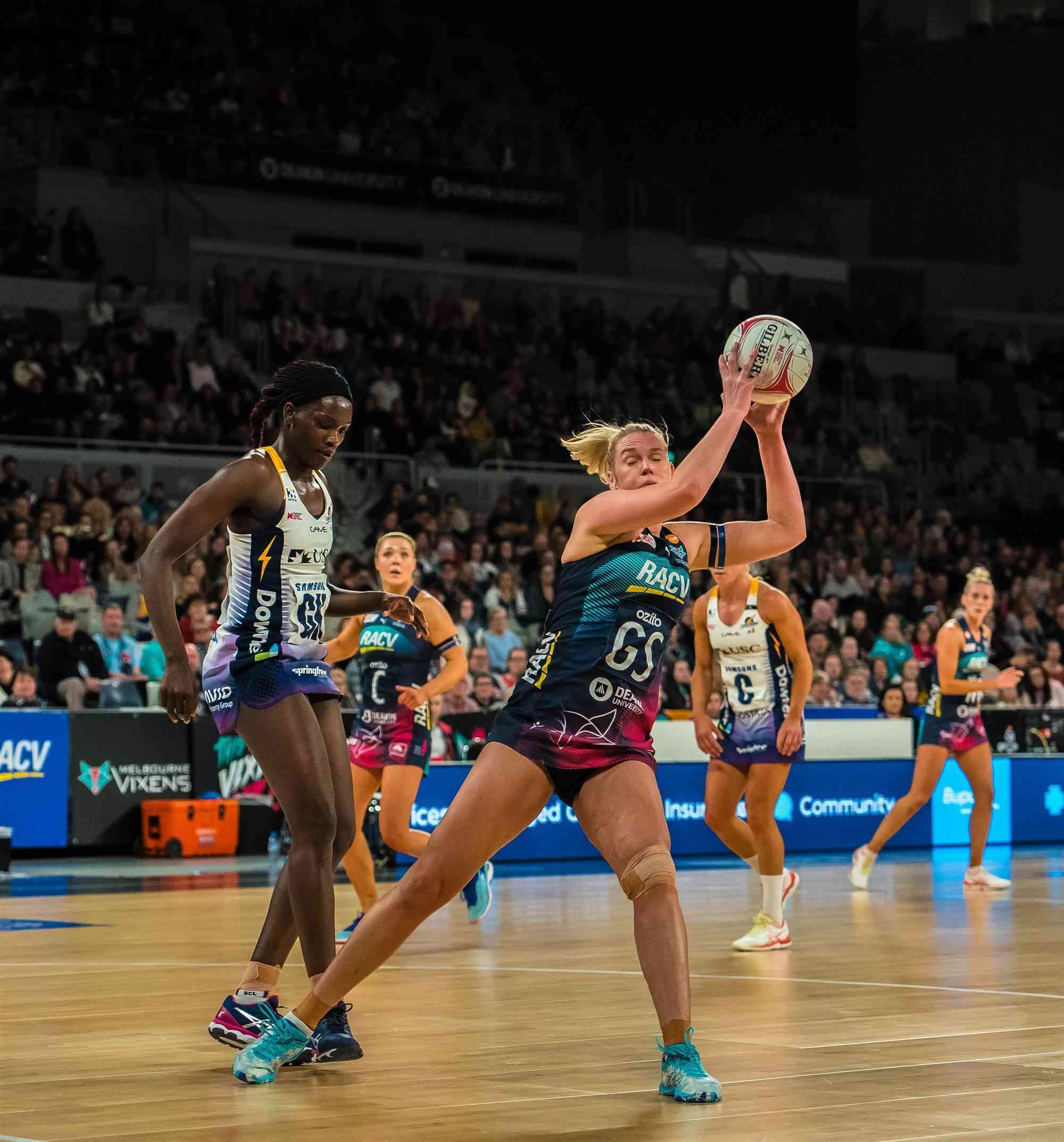Vixens Stumble as Lightning Strike in Super Netball Clash
