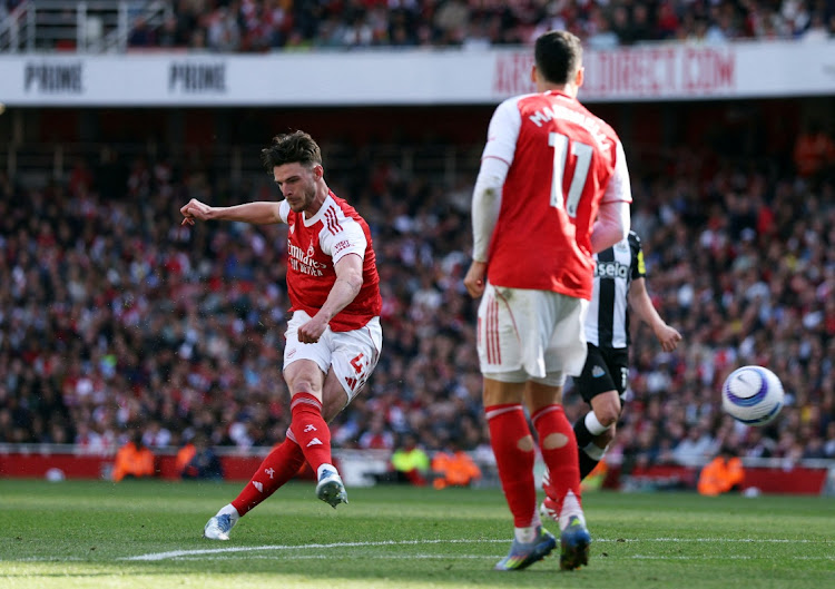 Arsenal och Rice dominerar Newcastle i Premier League