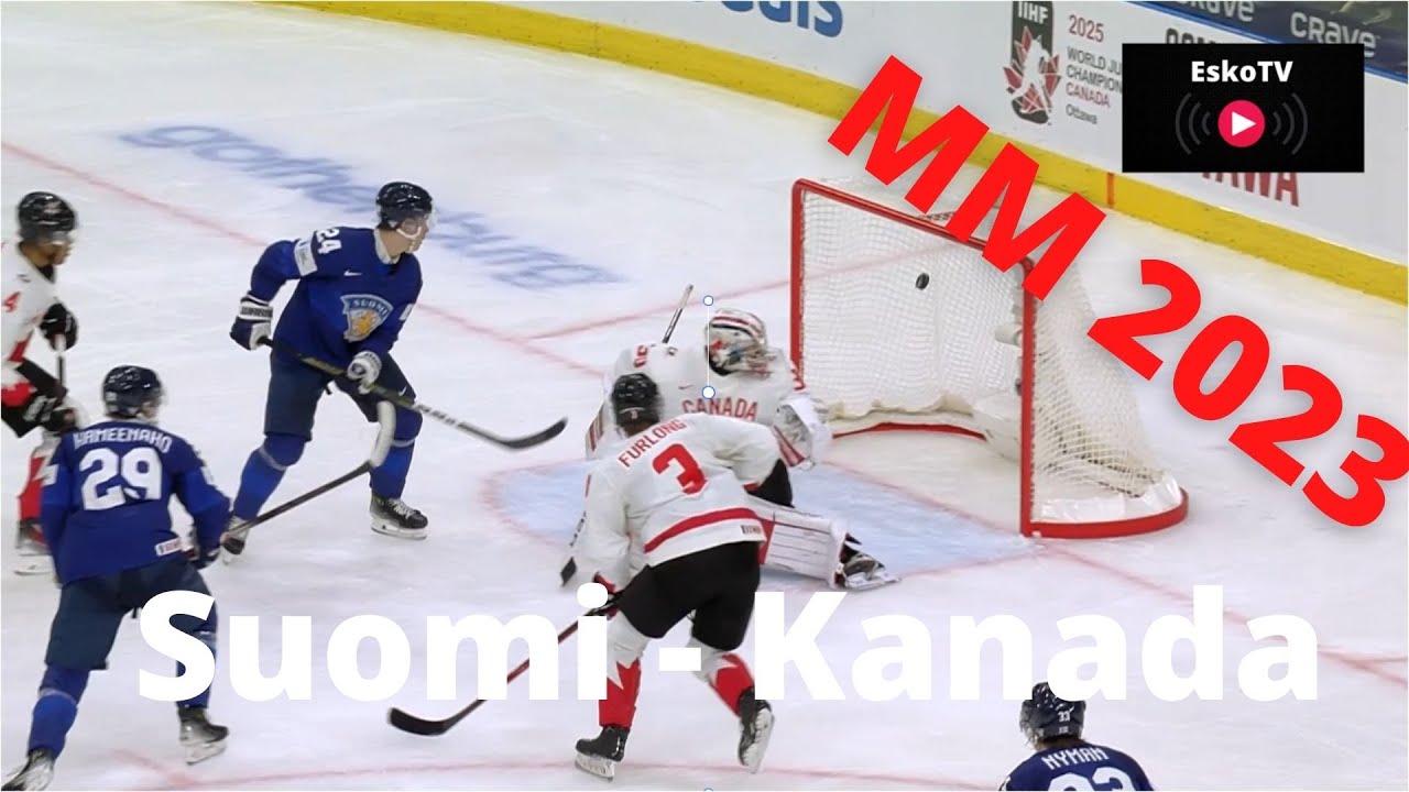 Kanada voitti tiukassa ottelussa Suomen 3-2