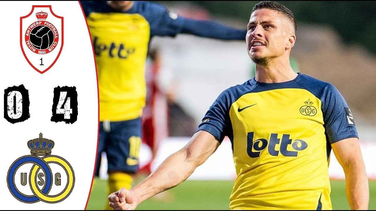 Union Saint-Gilloise écrase Antwerp 4-0 au Bosuil