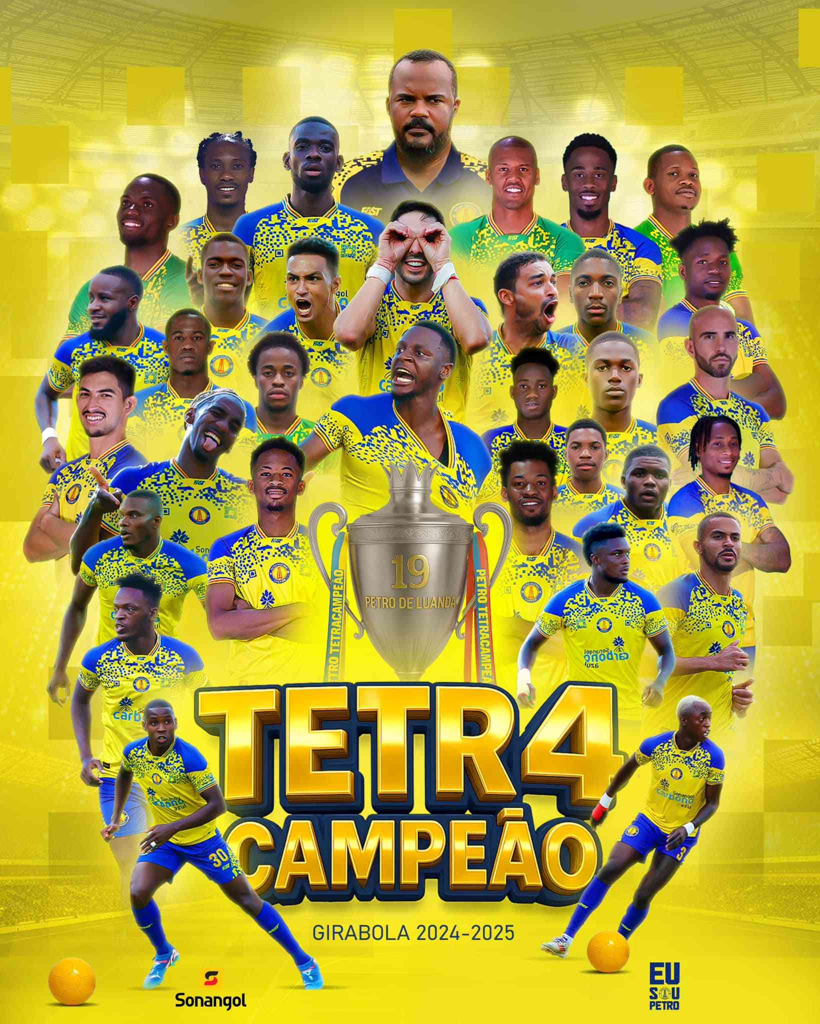 Petro de Luanda é tetracampeão do Girabola