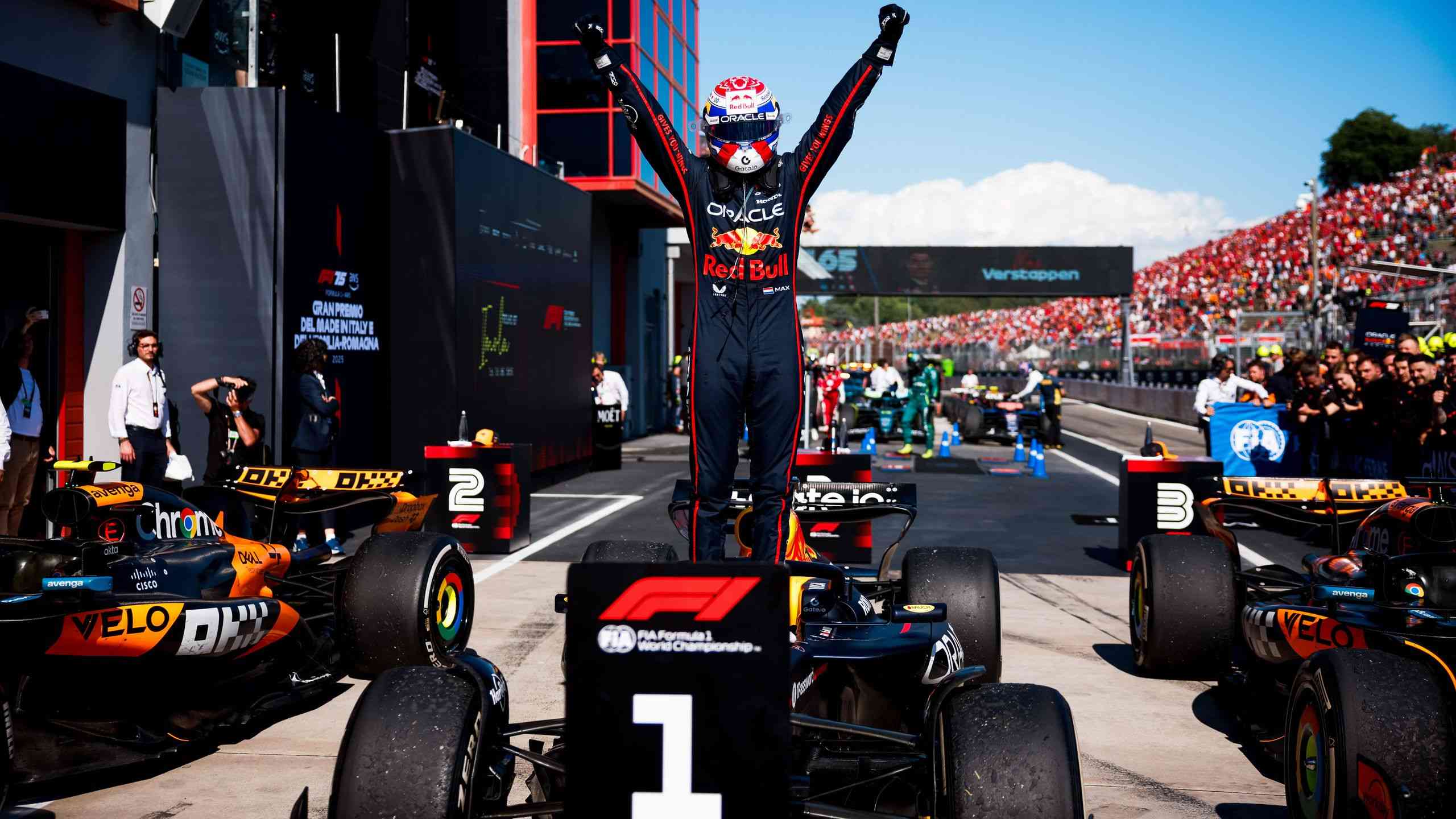 Verstappen triomphe à Imola et relance le championnat
