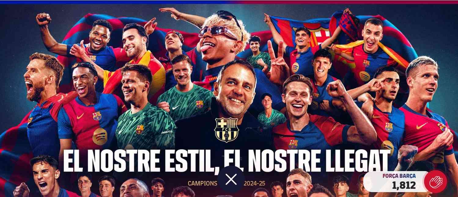 Barcelona firar La Liga-titeln trots förlust