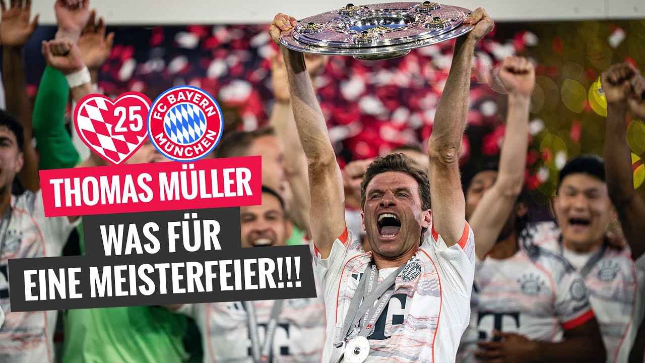 Bayern München feiert Meisterschaft mit Müller-Verabschiedung