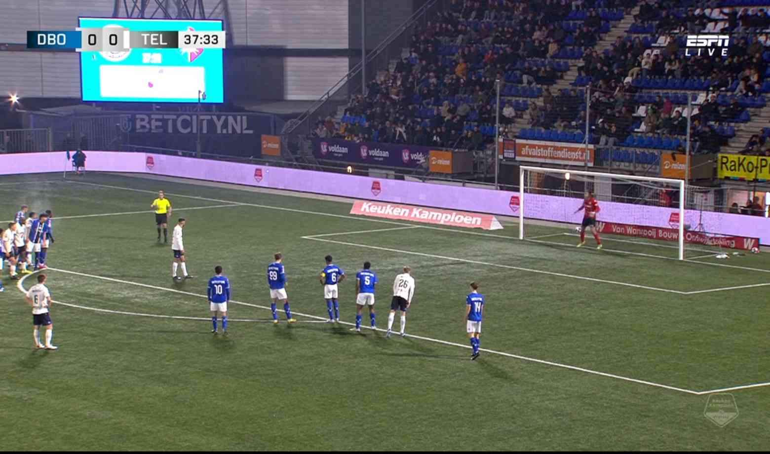 FC Den Bosch en Telstar strijden in doelpuntloos duel