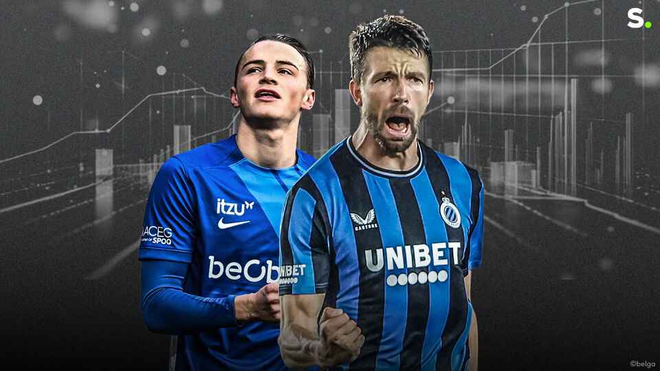 KRC Genk en Club Brugge strijden om de titel