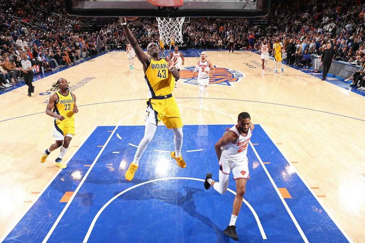 Knicks s`imposent contre les Pacers grâce à Towns