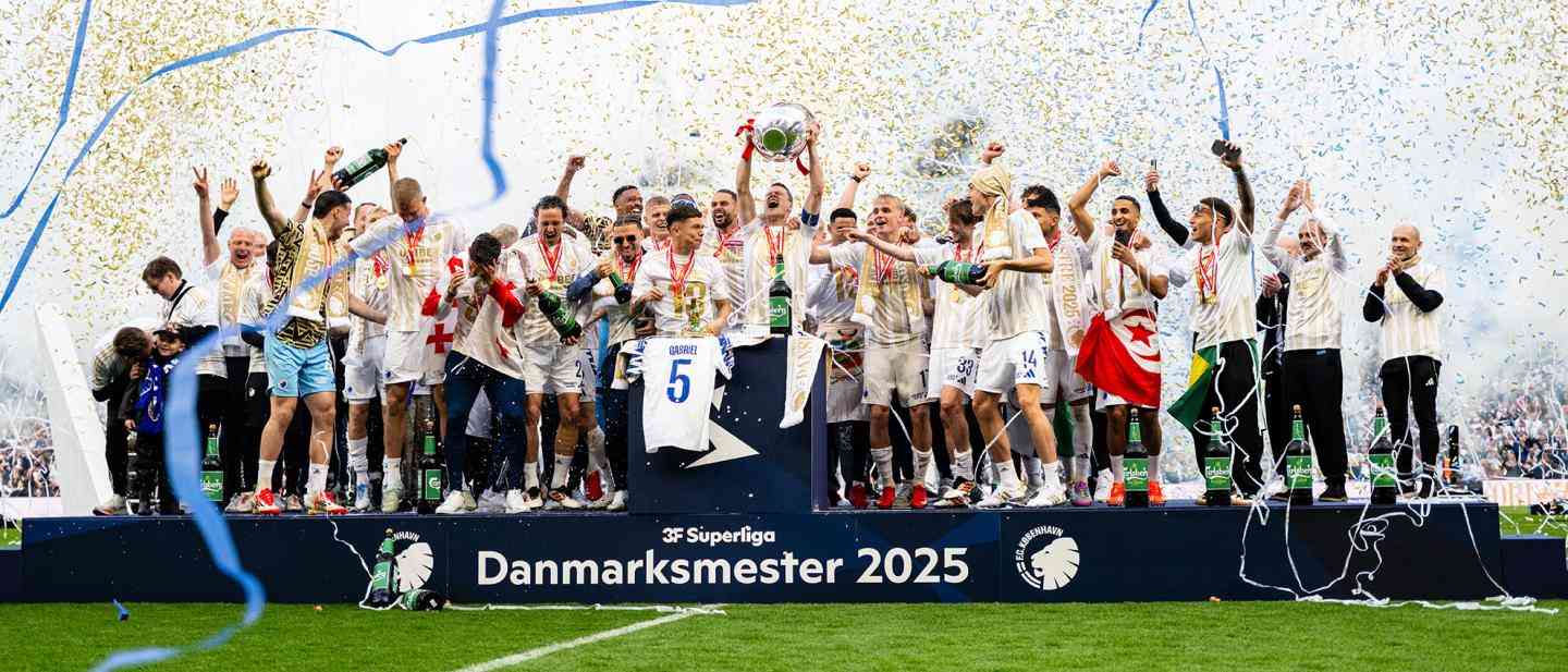 FC København sikrer mesterskabet med 3-0 sejr