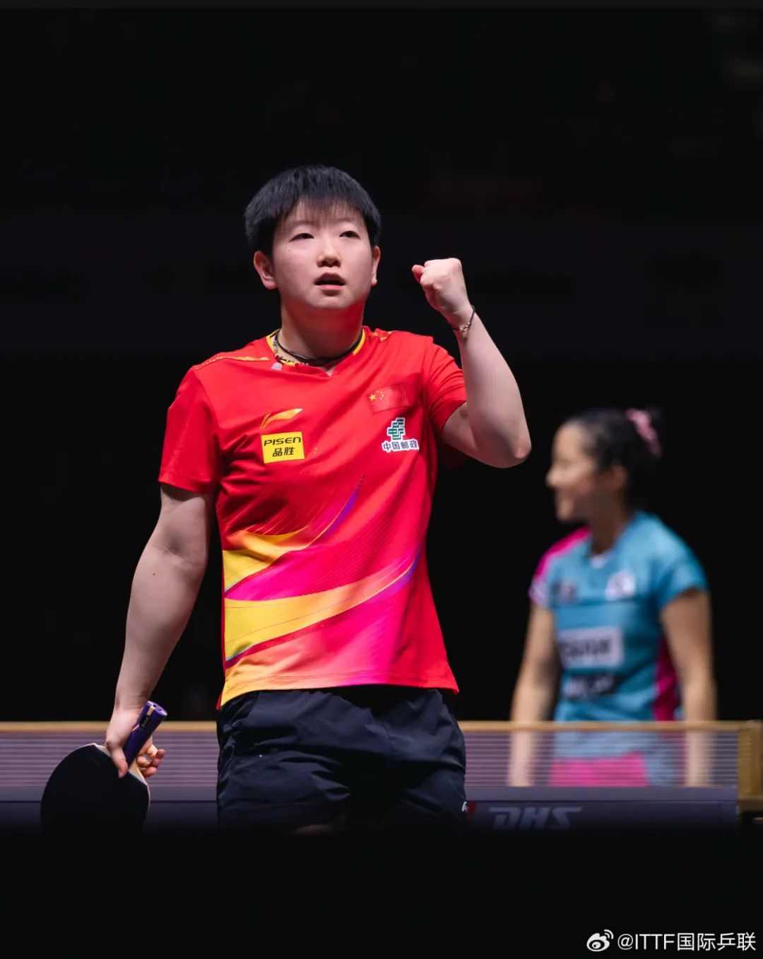 中国乒乓球队再创辉煌，孙颖莎卫冕女单冠军！