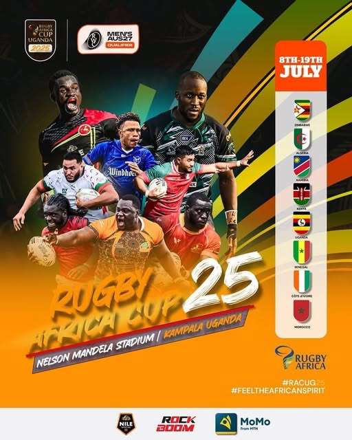 CAN rugby: l`Ouganda comme pays hôte .