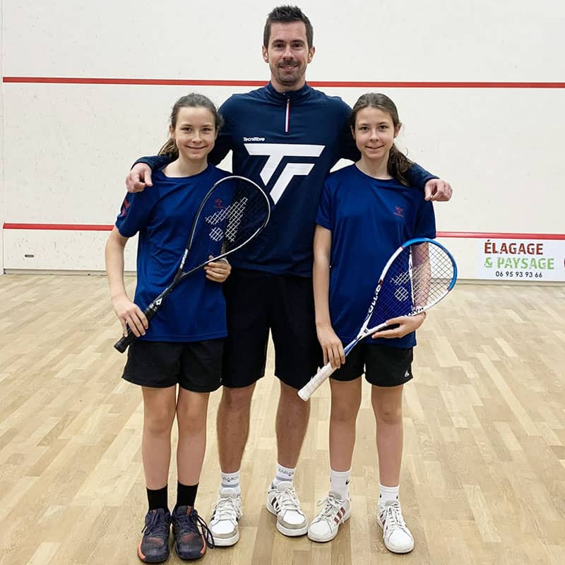 Les jeunes talents du squash s`affrontent à Bordeaux