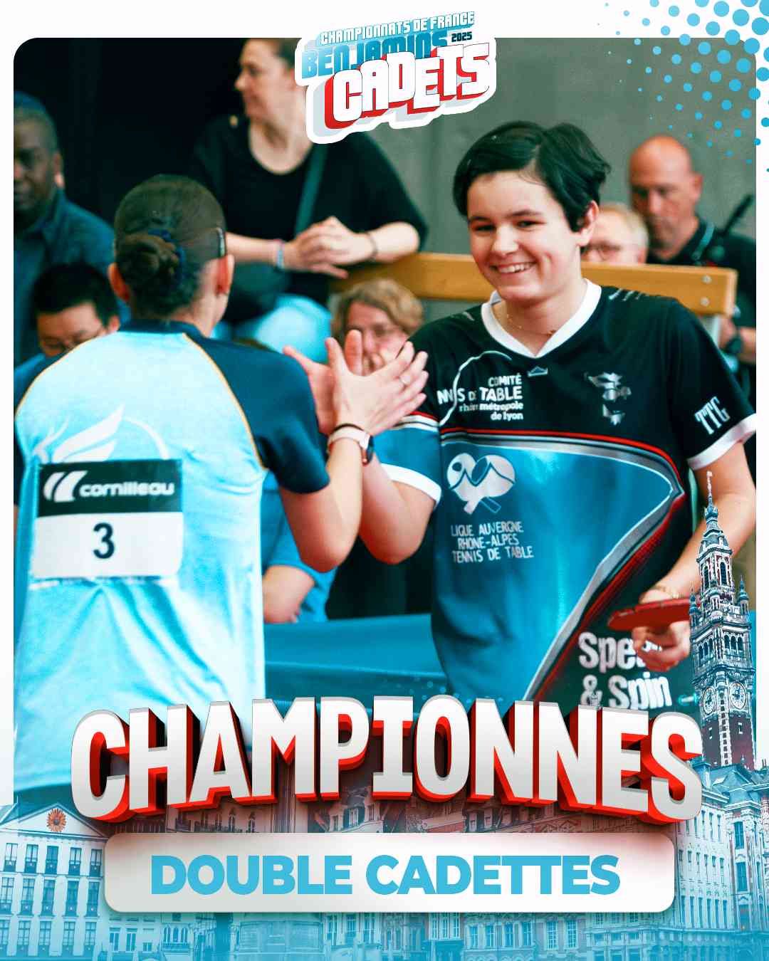 Milan Pilate et Titouan Morales, champions en double cadets !