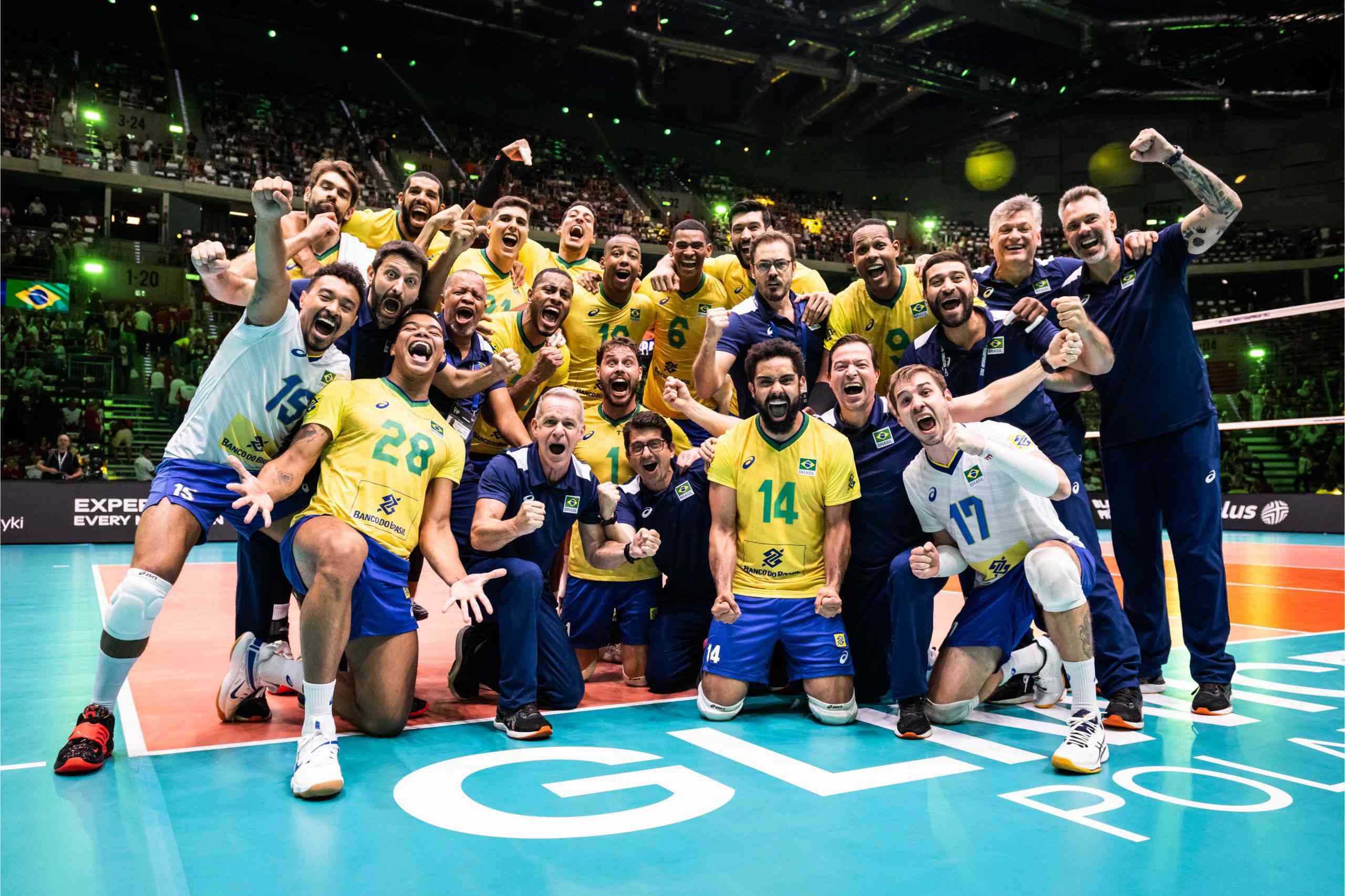 Futebol e Vôlei: Brasil em Ação na Quarta-Feira