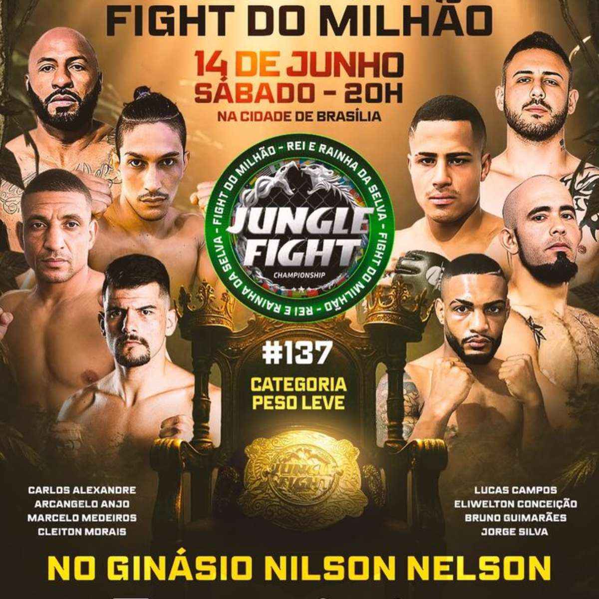 Lutadores se preparam para o Fight do Milhão no Jungle Fight