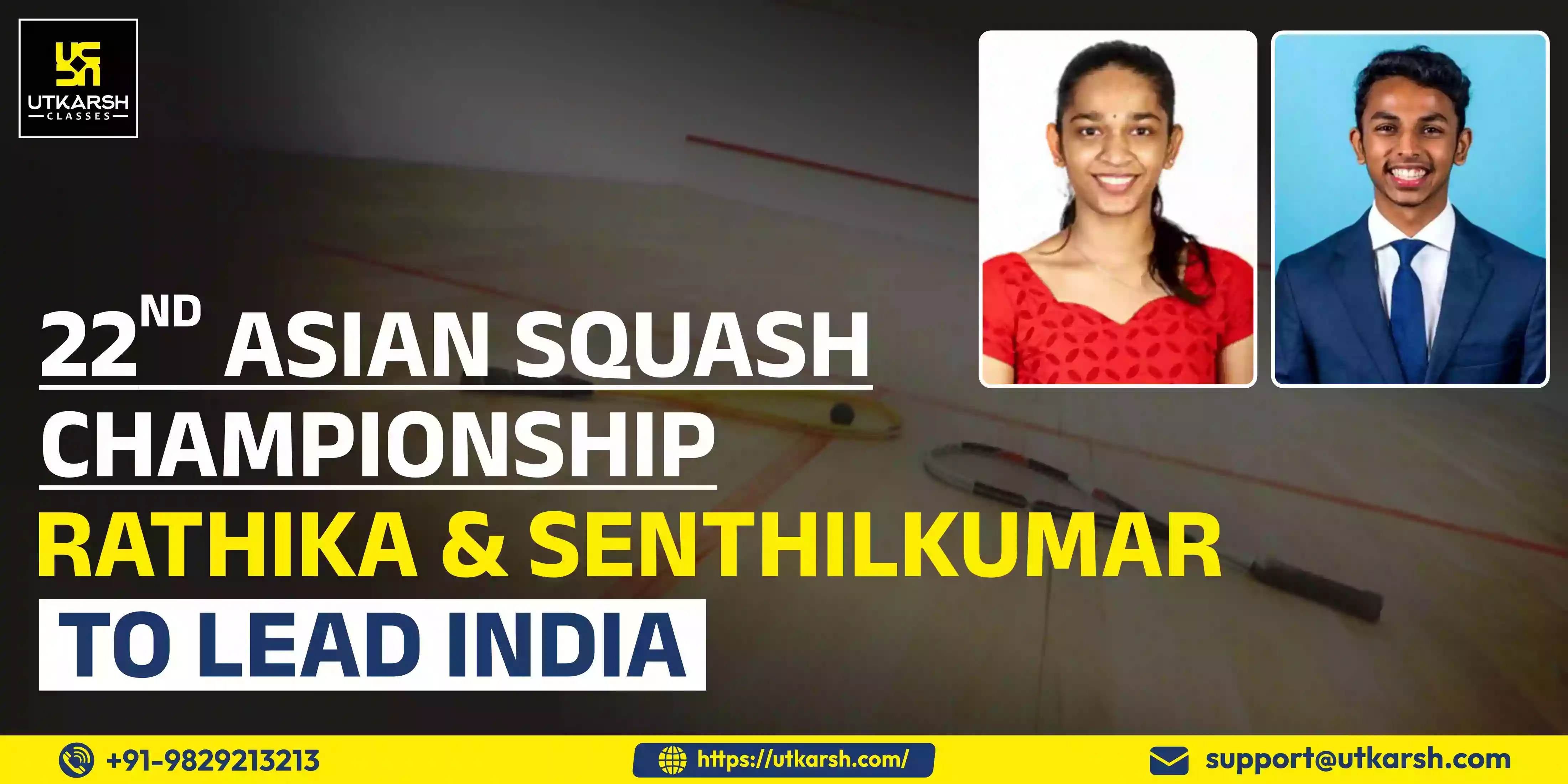 Senthilkumar Claims Bronze at Asian Squash Championships