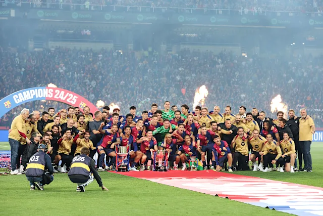 Barcelona i topp efter 38 omgångar i La Liga