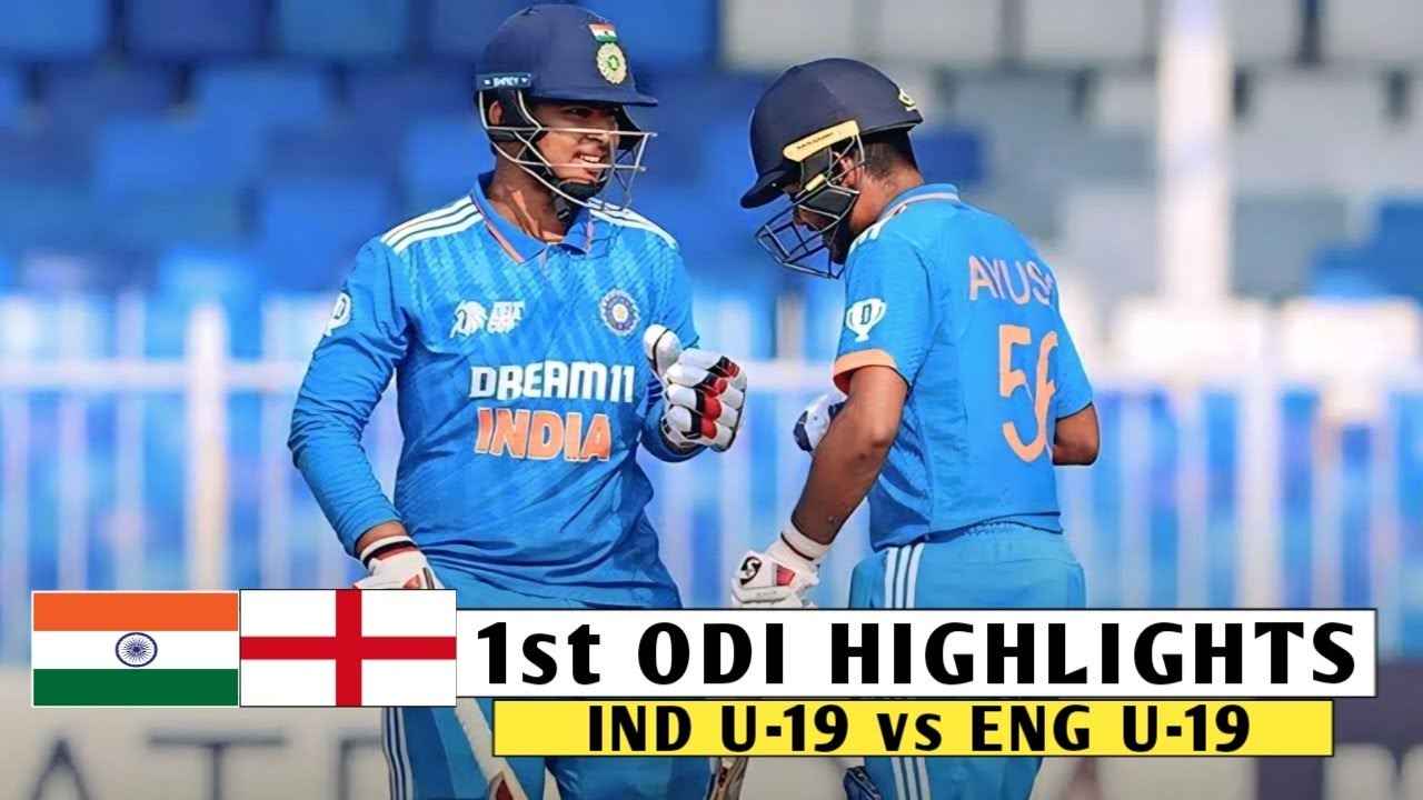 India U19 Triumphs Over England in Youth ODI Opener