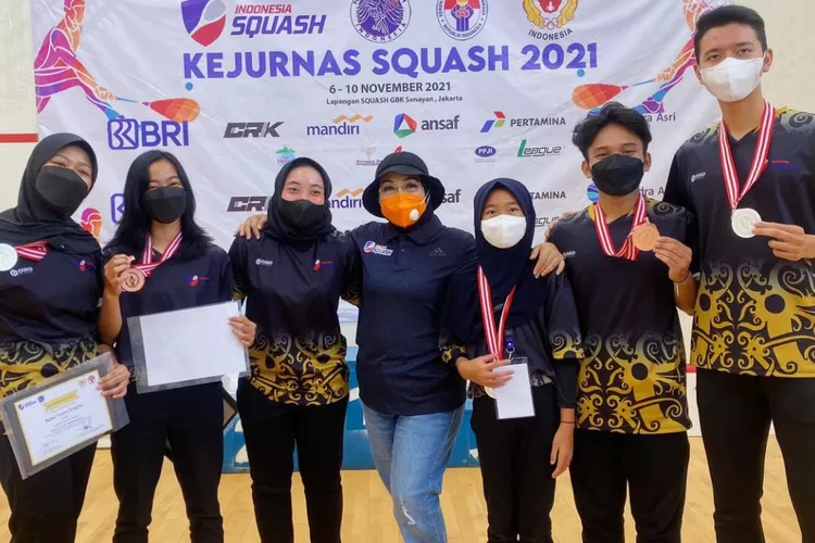 Balikpapan Cemerlang di Kejurnas Squash 2025