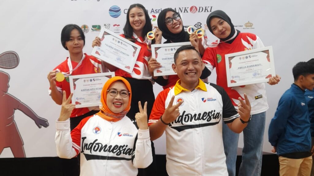 Kaltim Raih Medali Emas di Kejurnas Junior Squash 2025