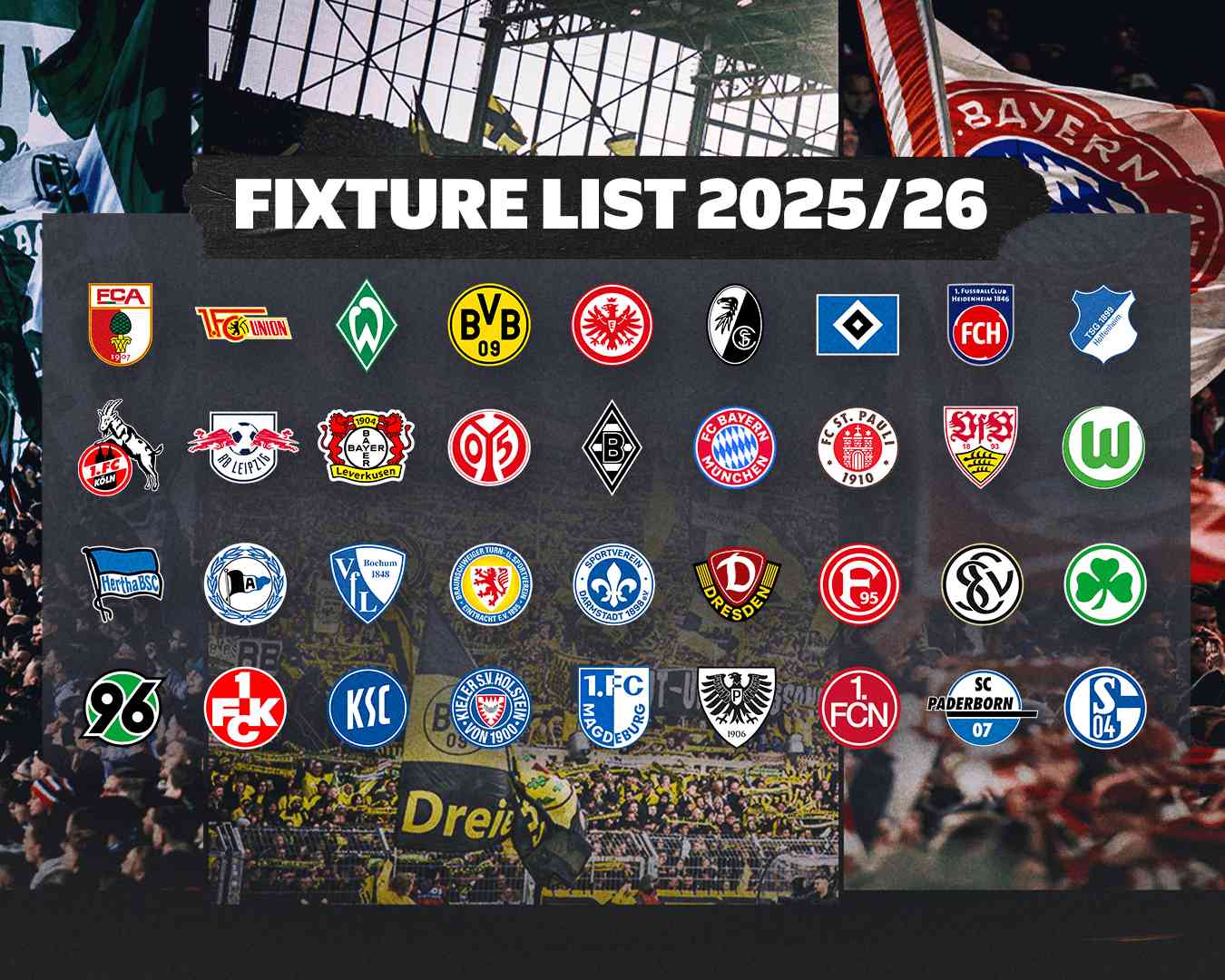 Bundesliga-Saison 2025/26: Bayern, Dortmund und mehr