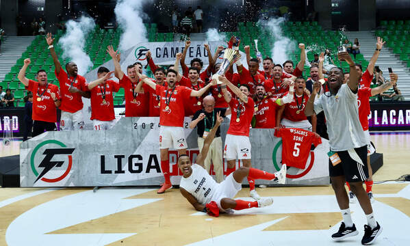Benfica conquista 9.º título de futsal em final emocionante