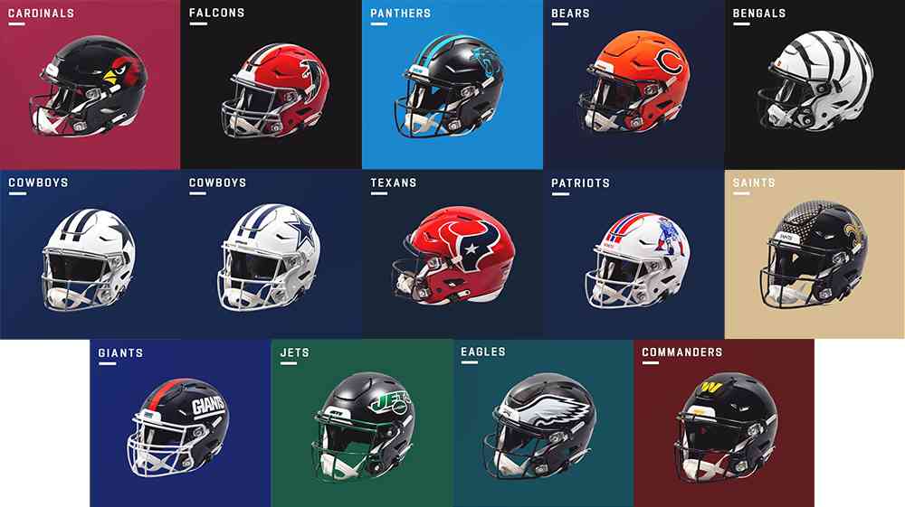 NFL Teams Gear Up with New Uniforms and Helmets