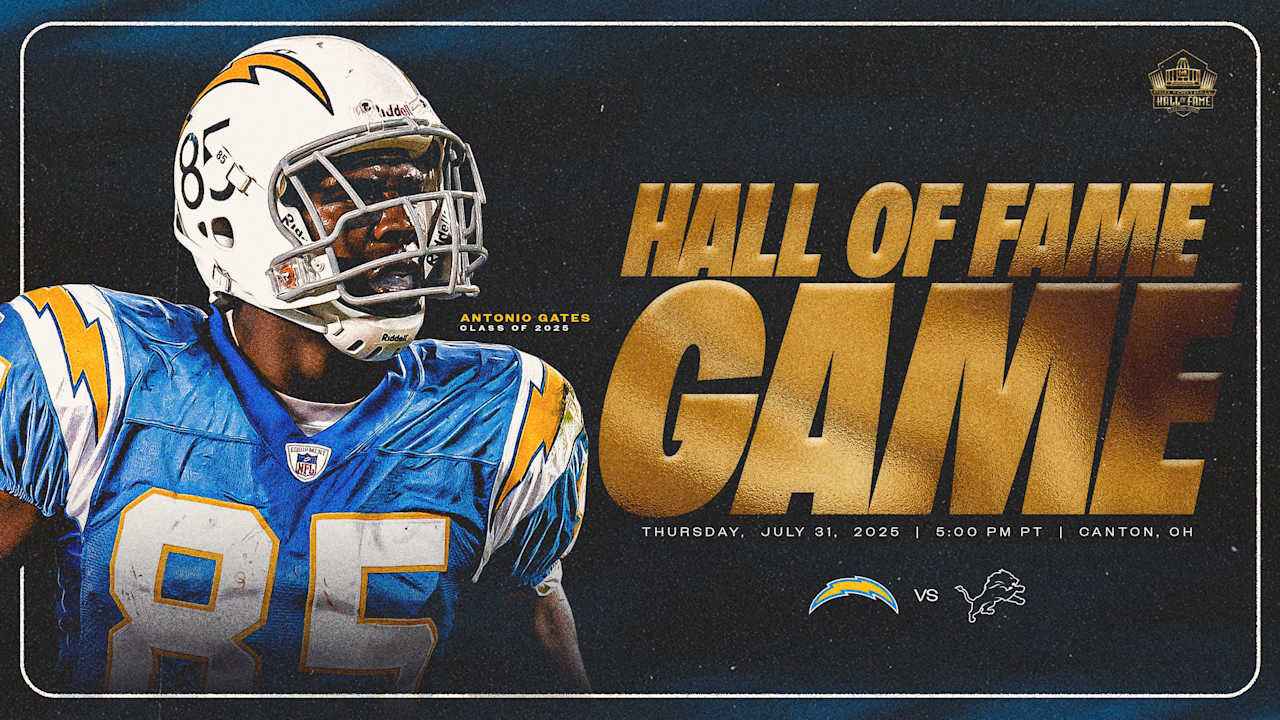 Lions and Chargers Clash in Hall of Fame Game Showdown