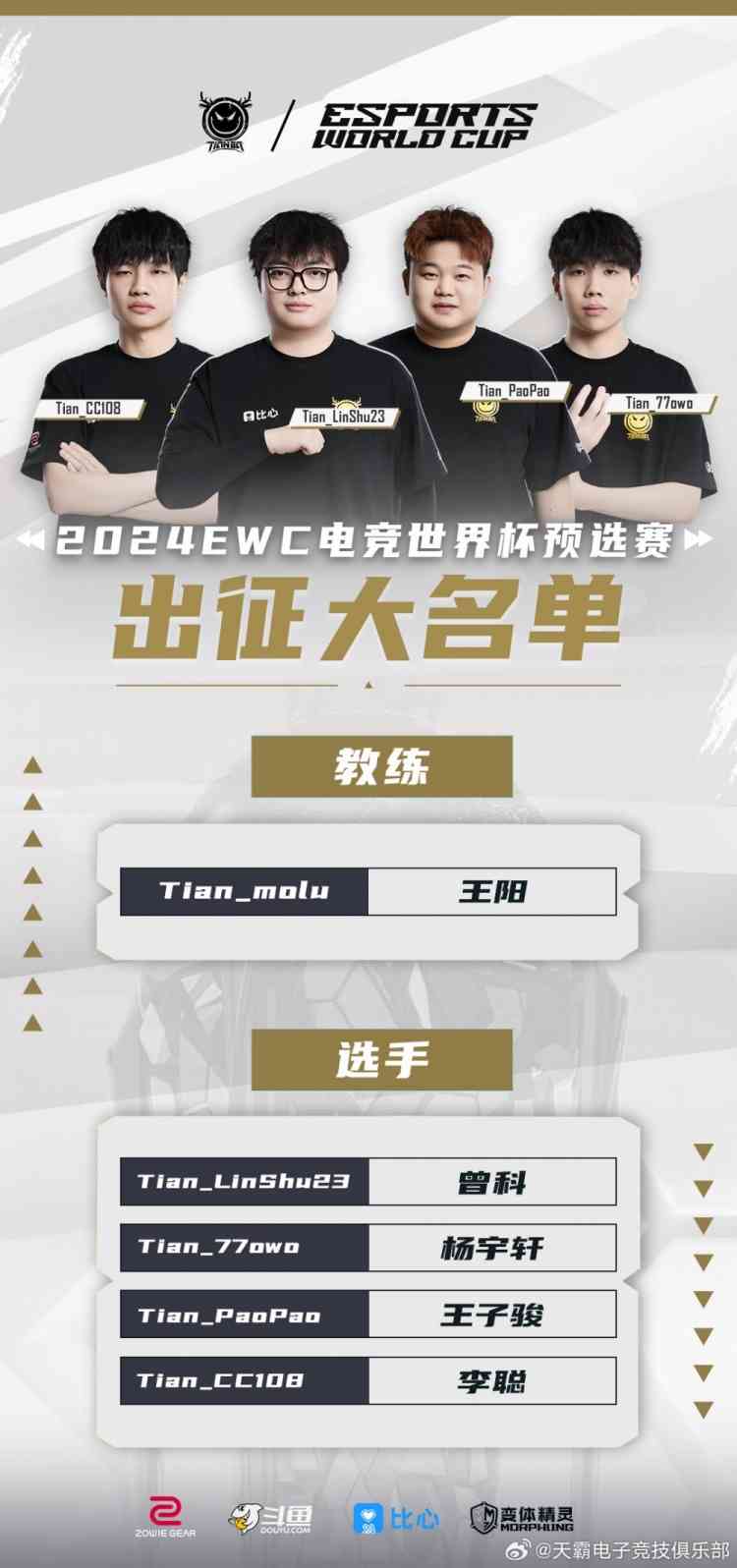 中国电竞俱乐部集体出征电竞世界杯