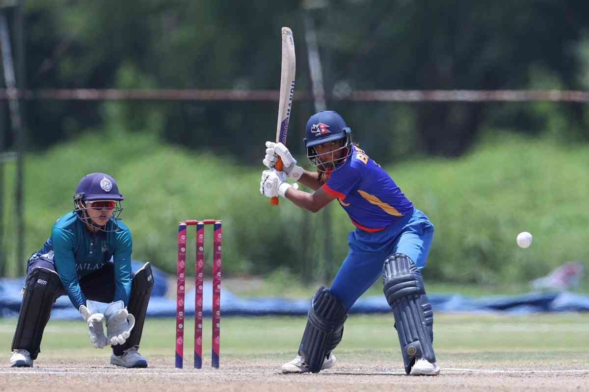 नेपालको हारसँगै थाइल्यान्डले ७८ रनको जित दियो