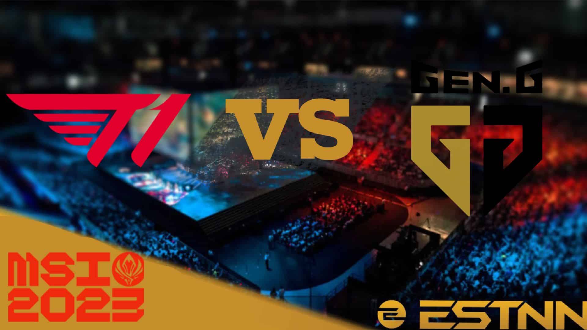 T1 and Gen.G Clash in MSI 2025 Upper Bracket Final
