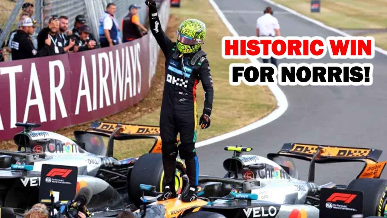 Lando Norris Brilha e Conquista Primeira Vitória em Silverstone