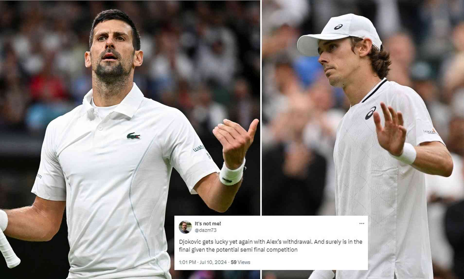 Djokovic Defeats De Minaur at Wimbledon Showdown