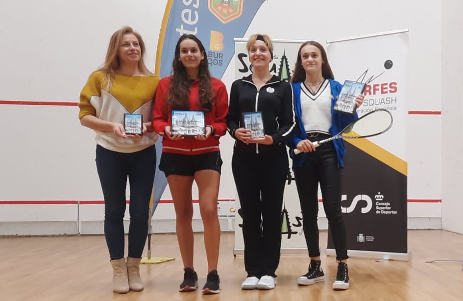 Castrillo y Marín brillan en el Open de Squash 2025