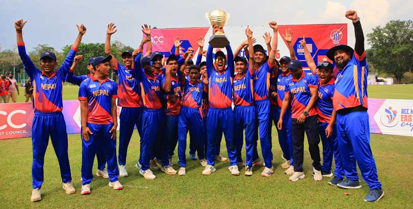 नेपालको युवा टोलीले ACC ईस्ट जोन कप जित्यो