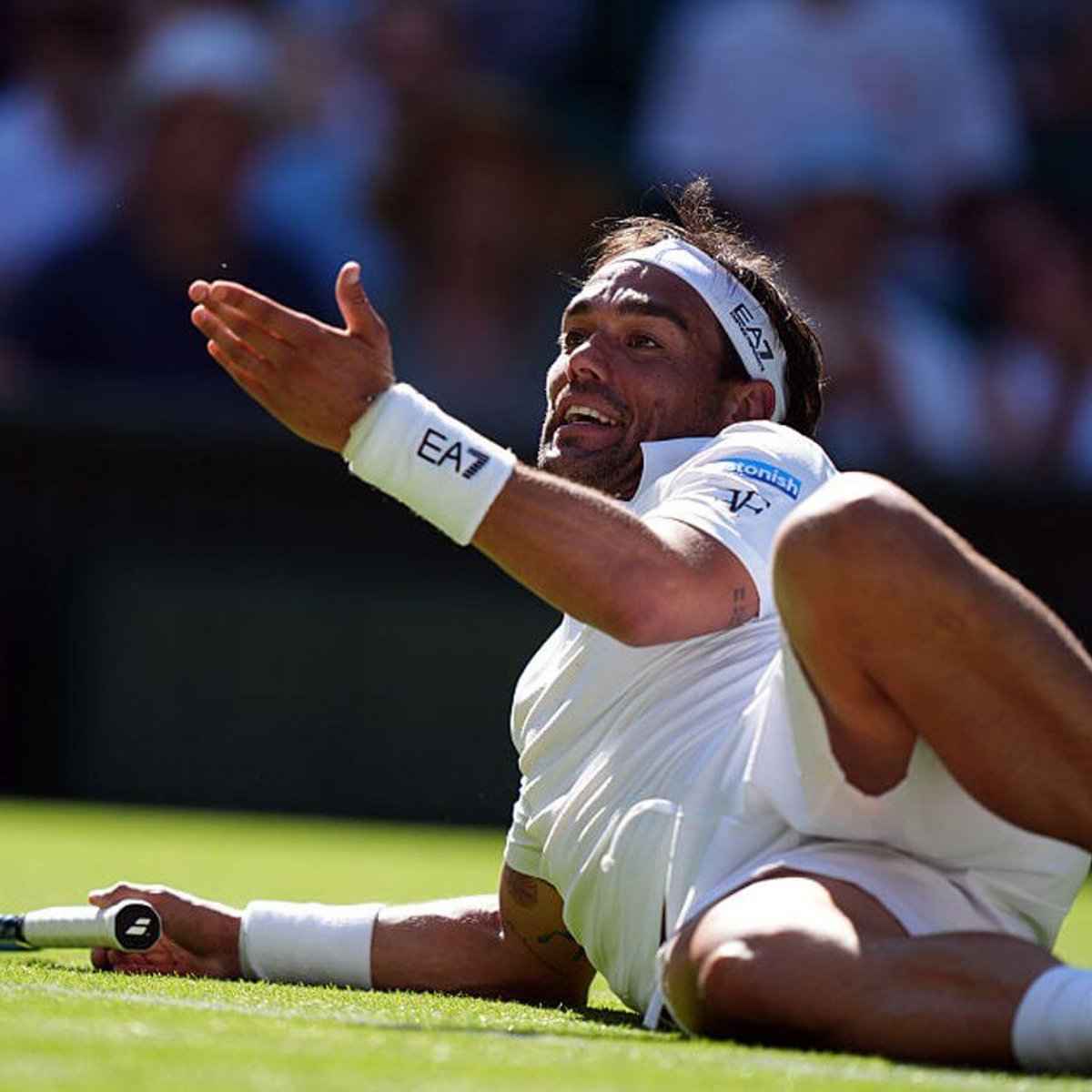 Fognini s`incline avec panache à Wimbledon, larmes aux yeux