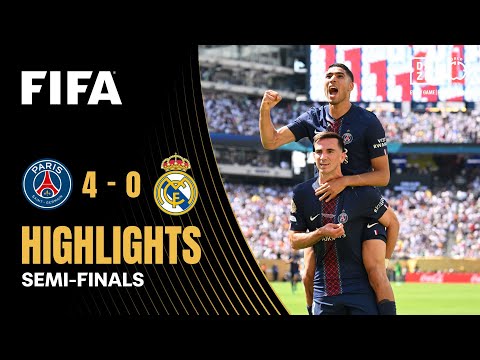 Real Madrid cae 0-4 ante PSG en Mundial de Clubes