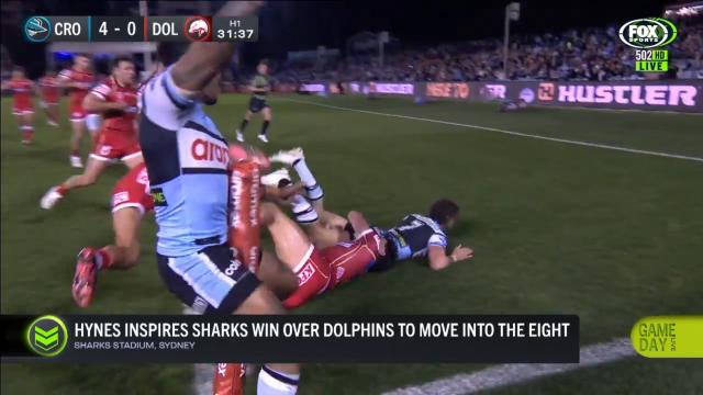Sharks Triumph as Hynes Shines in Victory Over Dolphins