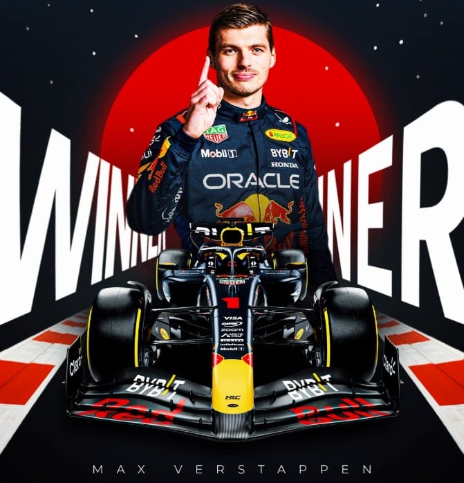 Verstappen triomphe au Japon, Hadjar brille en F1