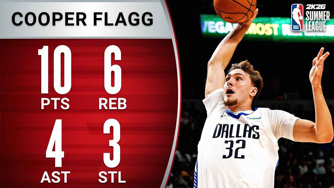 Cooper Flagg brille à la Summer League 2025