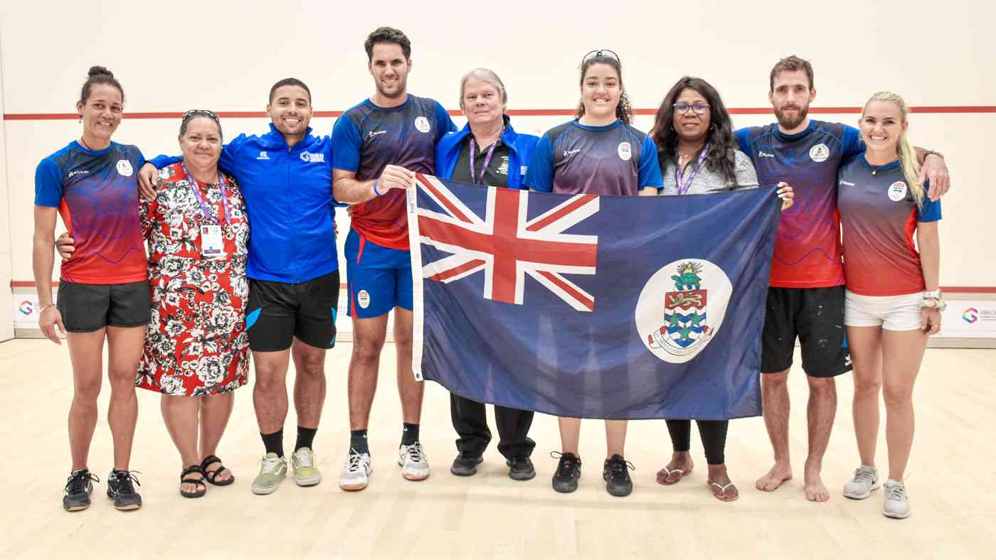 Cayman Squash Stars Dominate Island Games with Medals